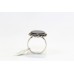 Ring Silver Sterling 925 Black Onyx Women's Handmade Natural Gemstone A817